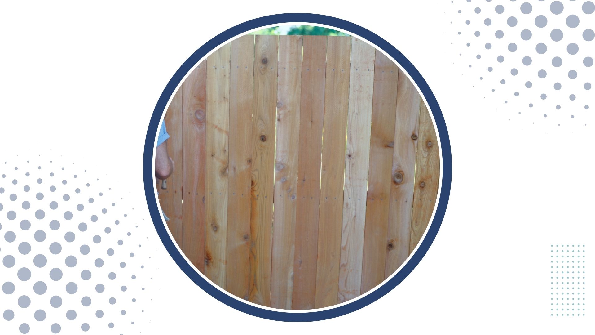 Local fence builder inspecting property line in Simpsonville before installation